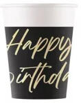  Happy Birthday Elegant papír pohár 8 db-os 200 ml FSC (PNN96614) - oliviashop