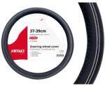 AMiO Husa volan neagru + cusatura alba SWC-15-M (37-39cm) FAVLine Selection (AM01380)