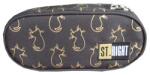 St. Majewski Penar borseta 1 compartiment, 1 extensie, oval, Majewski, Colectia Golden Cats 2025, PC-01, 20.5x9.5x5 cm (5903235683497) Penar