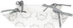 Clayre & Eef Cos paine bumbac alb gri Catelus 35x35x8 cm (LGD47)