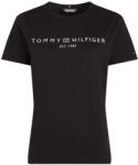 Tommy Hilfiger Regular Corp Logo C-NK SS - Negru