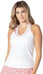 Lucky in Love Shockin' Classics Stripes Tank W/Bra - Alb