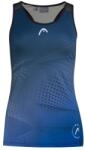 Head Play Tech Tank Top W - black/print padel - Albastru