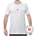 Wilson Players Seamless Crew 2.0 - bright white/black - Alb