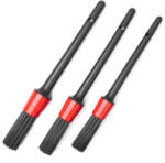 AMiO Set 3 Perii Detailing Auto, maner ergonomic, peri sintetici (03098) - dauto