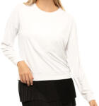 Lucky in Love Post a Plaid The Original Light Weight L/S - white - Alb