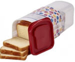 Flippy Cutie Depozitare Paine, Flippy, din Plastic, 34 x 13 cm, Pastreaza Prospetimea, Capac Rosu (teo-132977)