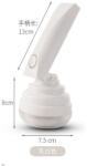 Flippy Aparat Pentru Curatat Scame, Par Si Praf, Flippy, Trimmer pentru Diferite Tipuri De Material, Cu Lame Din Otel Inoxidabil, Maner Flexibil, Incarcare Prin USB, 13x8 cm, Alb (teo-132806)