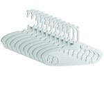Flippy Set 10 Umerase pentru Copii, Flippy, Potrivite pentru Uscarea si Depozitarea Hainelor de Bebelusi, 28x16.7 cm, Verde (teo-126718)
