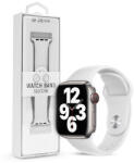 DEVIA Apple Watch lyukacsos sport szíj - Devia Deluxe Series Sport Band - 42/44/45/49 mm - fehér (IMW503086)