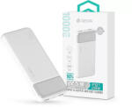DEVIA Smart Series 10000mAh powerbank - 22.5W gyorstöltéssel és digitális kijelzővel - FEHER (DEVIA-SS-10000MAH-DD-FEHER)
