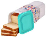 Flippy Cutie Depozitare Paine, Flippy, din Plastic, 34 x 13 cm, Pastreaza Prospetimea, Capac Verde (teo-132976)