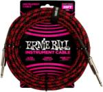 Ernie Ball ERNIE BALL SZÖVETKÁBEL FEKETE-PIROS 7, 5M - jumbomusic