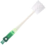 Flippy Perie 5 in 1 de Curatat Pahare, Cani, Sticle, Flippy, cu Maner Lung, Accesorii pentru Spalarea Paielor si Capacelor, Usor de Agatat, 36x7x7cm, Verde-Alb (teo-132373)