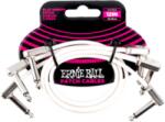 Ernie Ball FLAT RIBBON PATCH KÁBEL 30 CM 3 PACK White - jumbomusic