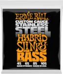  Ernie Ball Rozsdamentes Acél Hybrid Slinky Bass 45-105
