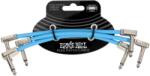Ernie Ball Flex Patch Kábel 15cm 3 Pack Blue