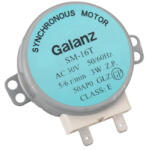 Gorenje Tányérforgató motor (SM-16T 50AN0) CANDY, GORENJE/MORA mikrohullámú sütőkhöz (4W, 5-6 RPM 30V ) (FMO607)
