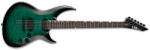 ESP H3-1000 Blktb Black Turquoise Burst