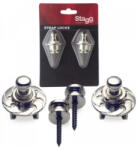 Stagg SSL1 CR Strap Lock Króm - jumbomusic
