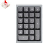 Keychron Q0 Swappable RGB USB Gateron G Pro Red mechanikus numerikus billentyűzet szürke (Q0-D1) - shop
