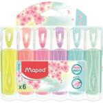 Maped szövegkiemelő filctoll 6 db-os pasztell (IMA742558)
