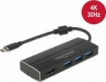 Delock Adaptor Delock USB-C 3.1 la HDMI-A 4K 30Hz + 3 x USB 63931 (63931)