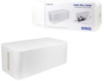LogiLink Cutie de cabluri, 407x157x133, 5 mm, alb