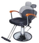 Total Pro Beauty Scaun frizerie reglabil cu baza cromata Toronto