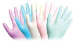 Total Pro Beauty Manusi vinil nepudrate albastre