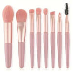 Total Pro Beauty Set 8 Pensule Machiaj Pink