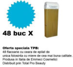 Emmeci Cosmetici Set 48 Rezerve Ceara cu Miere - Epilare Naturala