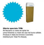 Emmeci Cosmetici Set 96 rezerve Ceară cu Miere - Epilare Profesională pentru Piele Sensibilă