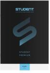 ICO Füzet, tűzött, A4, sima, 32 lap, ICO "Student Premium", fekete (TICSFPS) - jatekotthon