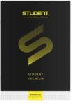 ICO Füzet, tűzött, A4, kockás, 32 lap, ICO "Student Premium", fekete (TICSFPK) - jatekotthon