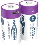 ANSMANN Li-ion baby akkumulátor 2500mAh, 2db (1313-0004)