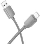 hoco. kábel USB A - Type C 3A X113 1 m szürke