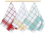 BELLATEX 3 darabos készlet - 50×70 cm - kockás, türkiz, sárga, piros (4174)