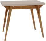 Ragaba Bézs lakkozott összecsukható étkezőasztal RAGABA ENVELOPE 90 / 130 x 65 / 90 cm (NRAGABATE_E4_OAK)