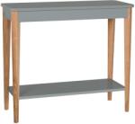 Ragaba Szürke lakkozott RAGABA ASHME fésülködőasztal 85 x 35 cm (RAGABAAS26)
