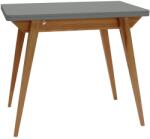 Ragaba Szürke lakkozott összecsukható étkezőasztal RAGABA ENVELOPE 90 / 130 x 65 / 90 cm (NRAGABATE_E6_OAK)