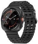Mybandz 65035 waves szilikon szíj-fekete/samsung galaxy watch ultra (65035) - bevachip