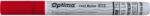 Optima Paint 3713 jelölőfilc, kerek hegy, 2 mm, írásvastagság 1-2 mm, piros (OP-37131207)