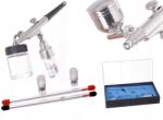 TC TECHNIC Airbrush Professzionális 3 fúvóka szett 2 tartály (HS-34KF)