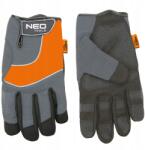 NEO TOOLS Munkavédelmi kesztyű, szintetikus bőr, Pvc betétek, 10 (97-605)