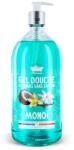 Les Petits Bains de Provence Gel de dus cu Monoi Surgras fara sapun, 1l, Les Petites Bains de Provence