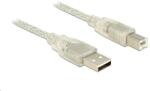 Delock Kабел Delock 83893, USB 2.0, Прозрачен, Ферит, 1.5 м (83893) (83893)