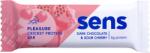 SENS Baton proteic cu aroma de ciocolata neagra si visine Pleasure, 40g, Sens