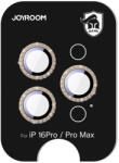 JOYROOM JR-MSJ0310 Glass Screen Protector iPhone 16 Pro/16 Pro Max Lenses kameravédő barna