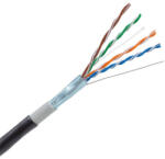 KELine KE300S24OUT FTP kábel CAT. 5E 1Gigabit 300MHz 4x2xAWG24 közvetlenül földbe kültéri UV áll 500m (KE300S24OUT)